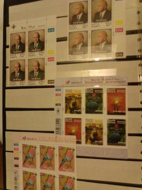 7 BLACK DOUBLE SIDE PAGE LIGHTHOUSE STOCK ALBUM-CONTAINING SA CONTROLS, GOOD VALUE- SEE BELOW.