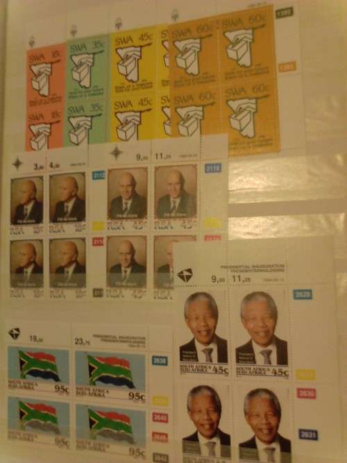 8 DOUBLE SIDE PAGE LIGHTHOUSE STOCK ALBUM -CONTAINING SWA, SA, BOP UMM CONTROLS- VALUE!!- SEE BELOW.