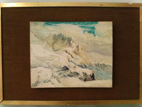 UNKNOWN ITALIAN ARTIST, OIL ON CANVAS -1960-70s - GOOD VALUE, FRAMED, SEE BELOW.