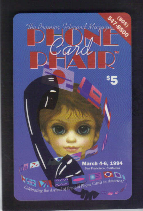 Scarce USA prepaid phone card, San Francisco, only 5000 issued, Cat. Value. VALUE R800+ .