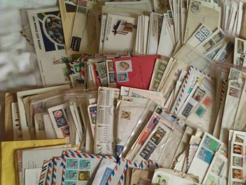 VERY NICE MIX LOT OF 600+ F.D.C. & SPECIAL COVERS & MORE, HIGH COLLECTION VALUE - READ BELOW.