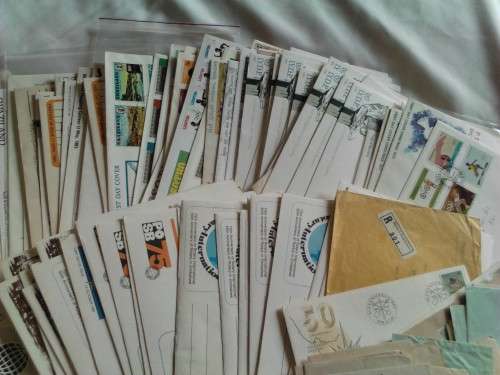 NICE BULK LOT OF 400+ F.D.C. & SPECIAL COVERS & MORE, MOSTLY FROM RHODESIA & ZIMBABWE - READ BELOW.