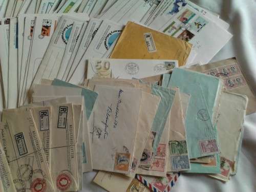 NICE BULK LOT OF 400+ F.D.C. & SPECIAL COVERS & MORE, MOSTLY FROM RHODESIA & ZIMBABWE - READ BELOW.