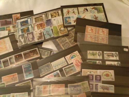 A FEW HUNDRED STAMPS IN STOCK CARDS, UMM TO USED, SOME GOOD VALUE, SEE BELOW.