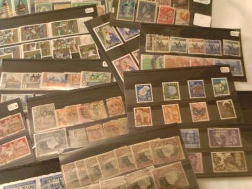 A FEW HUNDRED STAMPS IN STOCK CARDS, UMM TO USED, SOME GOOD VALUE, SEE BELOW.
