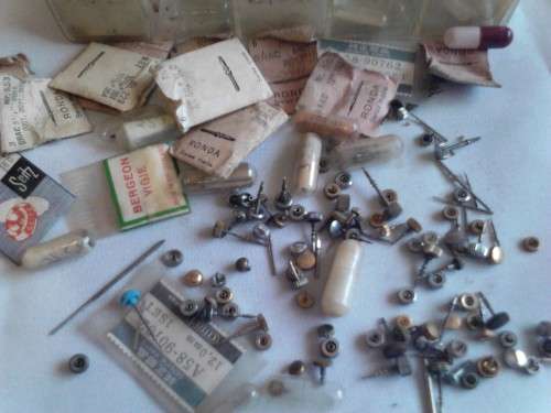 VERY GOOD LOT OF MOSTLY STEM & CROWN'S AND OTHER PARTS,  GOOD VALUE - READ BELOW.