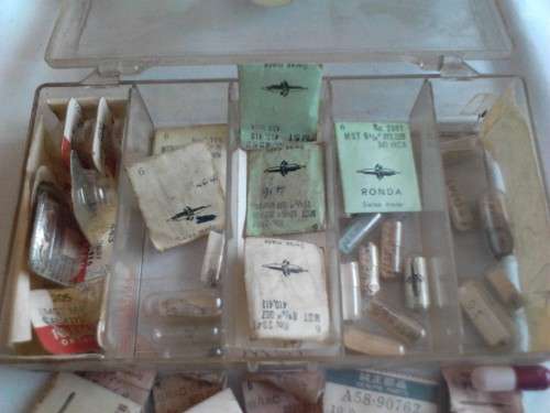 VERY GOOD LOT OF MOSTLY STEM & CROWN'S AND OTHER PARTS,  GOOD VALUE - READ BELOW.