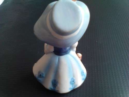 PORCELAIN FIGURINE - AUGUST GIRL, ORIGIN UNCERTAIN -READ BELOW.