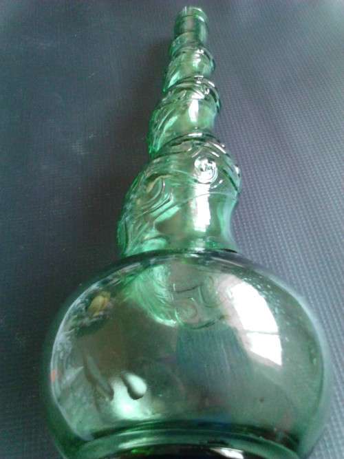 SCARCE ANTIQUE LONG TWISTED BOTTLE IN VERY GOOD CONDITION - VERY NICE COLLECTORS ITEM- SEE BELOW..
