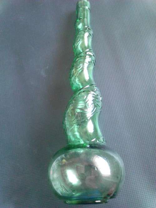 SCARCE ANTIQUE LONG TWISTED BOTTLE IN VERY GOOD CONDITION - VERY NICE COLLECTORS ITEM- SEE BELOW..