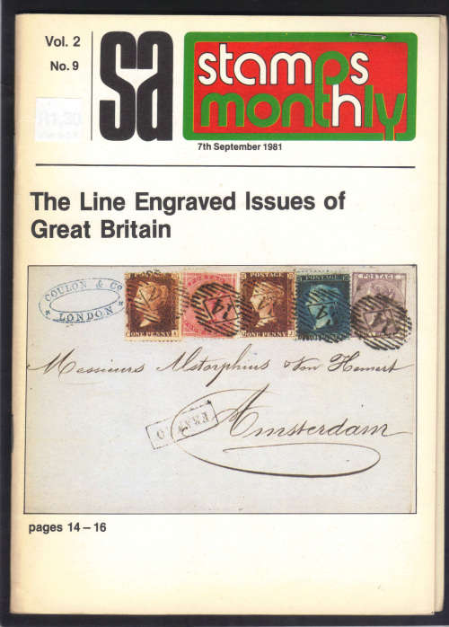 SA STAMPS MONTHLY (1981 VOL.2 - NO.9) GOOD CONDITION - READ BELOW.