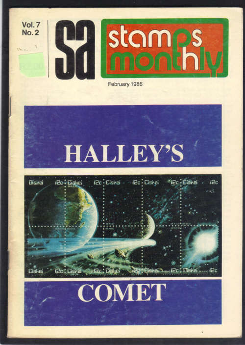 SA STAMPS MONTHLY (1986 VOL.7 - NO.2) GOOD CONDITION - READ BELOW.