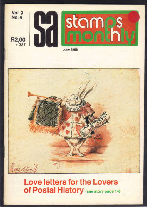 SA STAMPS MONTHLY (1988 VOL.9 - NO.6) GOOD CONDITION - READ BELOW.