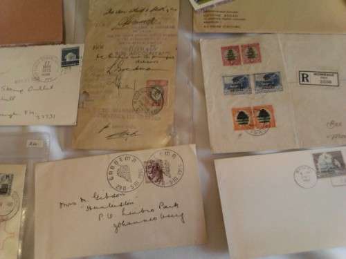 SCARCE COLLECTION OF POSTAL HISTORY AND MORE -HIGH CAT. VALUE - PLEASE READ BELOW.