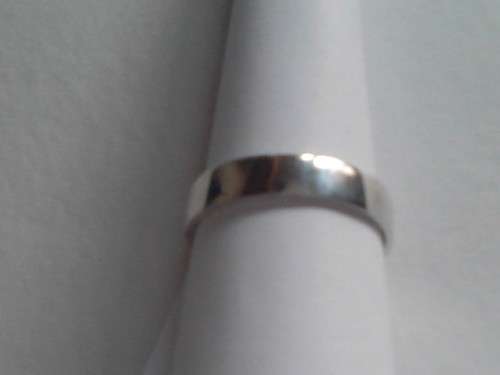 QUALITY -  SOLID 925. STERLING SILVER 5mm FLAT BAND - SIZE S - 3 x AVAILABLE - PLEASE READ BELOW