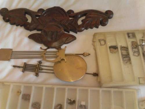 LOT OF MIXED WATCH PARTS - MOSTLY USED PARTS & SOME UNUSED - PLEASE SEE SCANS & READ BELOW