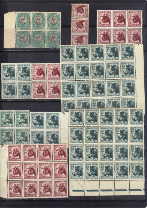 SA - UNMOUNTED MINT LOT -  NICE COLLECTION  - PLEASE READ & SEE BELOW.