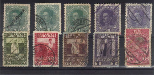 AUSTRIA5 - FINE USED - GOOD LOT - PLEASE READ & SEE BELOW.
