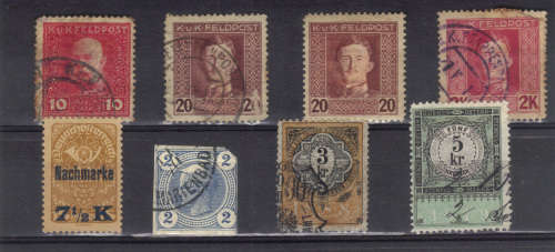 AUSTRIA7 - FINE USED & MM - GOOD LOT - PLEASE READ & SEE BELOW.