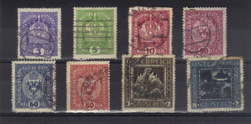 AUSTRIA5 -  FINE USED - GOOD LOT - PLEASE READ & SEE BELOW.