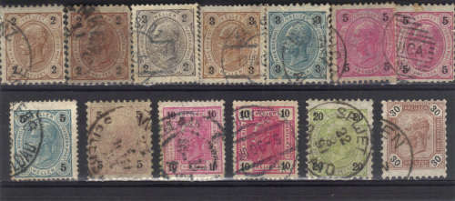 AUSTRIA(4) - FINE USED - ALL DIFFERENT - GOOD LOT - PLEASE READ & SEE BELOW.