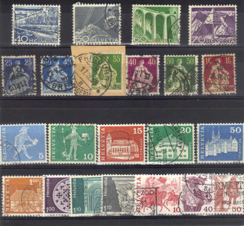 SWITZERLAND - USED LOT - GOOD COLLECTION STAMPS - PLEASE SEE BELOW
