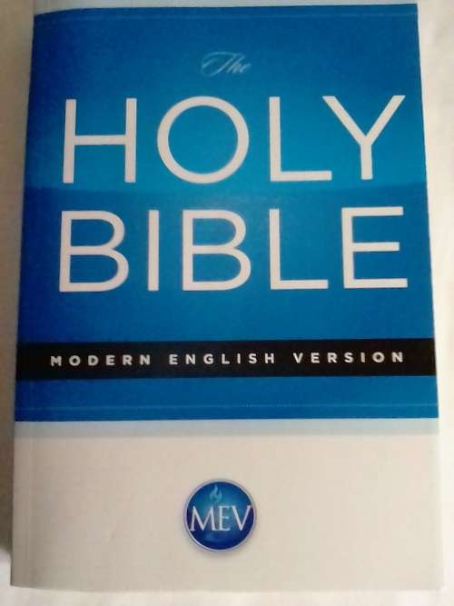 `HOLY BIBLE` MODERN ENGLISH VERSION - PLEASE SEE AND READ BELOW FOR MORE INFO.