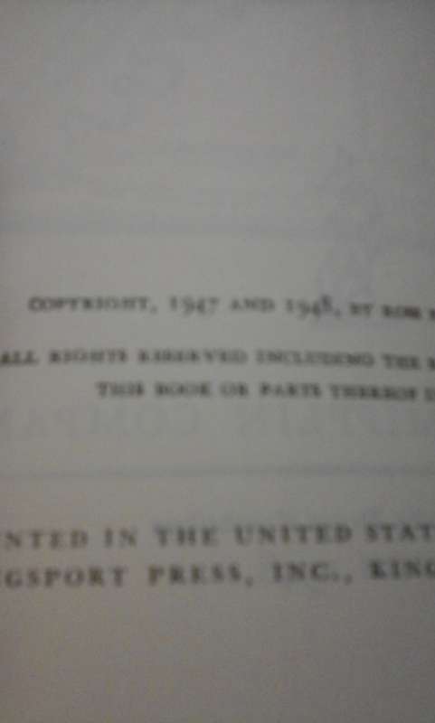 1948, Raintree Country by Lockridge Jr.