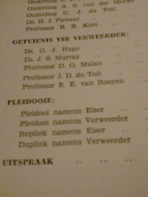 BAIE SKAARS 1931 `DIE KERKSAAK TUSSEN PROF. J.DU PLESSIS EN DIE GEREF. KERK IN SUID-AFRIKA`