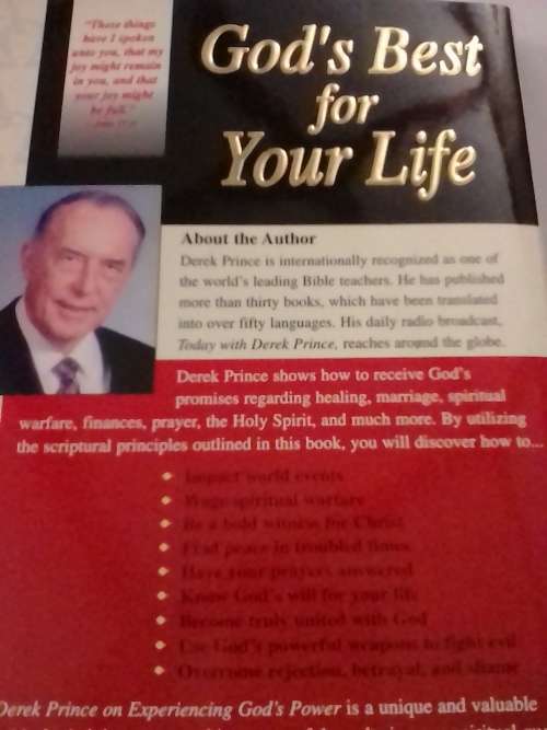 # `DEREK PRINCE ON EXPERIENCING GOD`S POWER` - BY DEREK PRINCE - SEE and READ BELOW FOR INFO