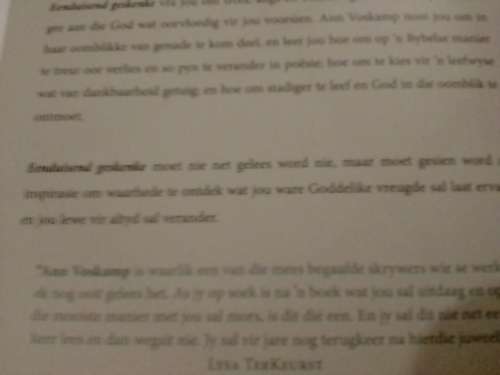 Eenduisend geskenke deur Ann Voskamp.