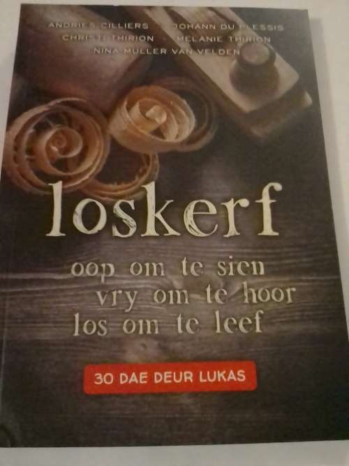 Loskerf. oop om te sien, vry om te hoor los om te leef.