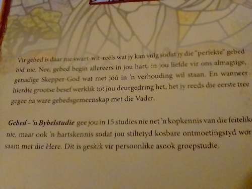 # `GEBED` - BYBELSTUDIE DEUR JOHAN SMIT - PLEASE READ BELOW FOR INFO