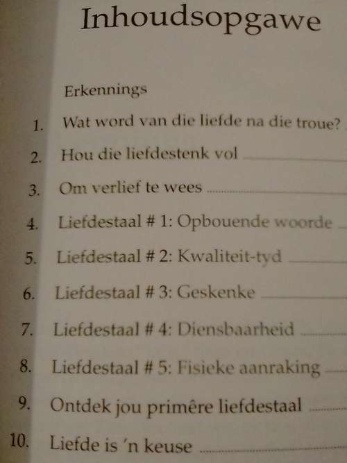 5 Tale van die Liefde, Die geheim van Liefde vir altyd, deur G. Chapman.