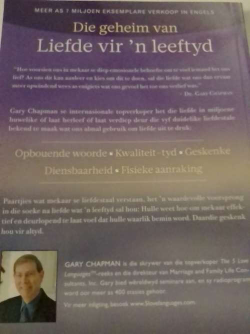 5 Tale van die Liefde, Die geheim van Liefde vir altyd, deur G. Chapman.