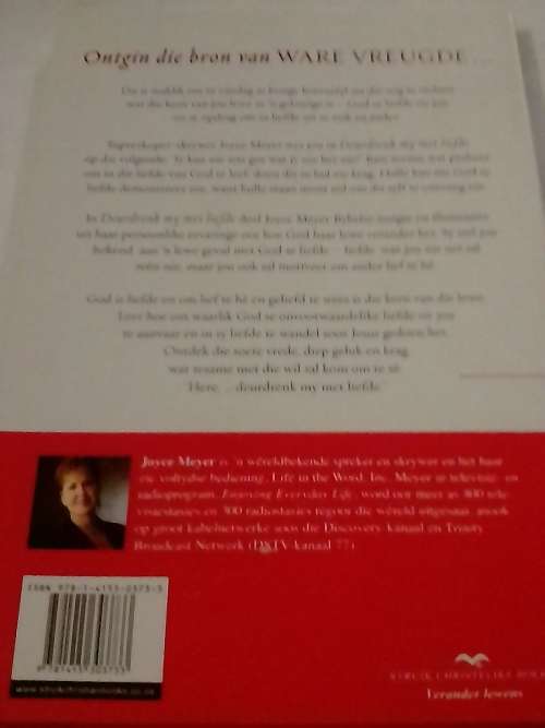 Deurdrenk my met Liefde deur Joyce Meyer.