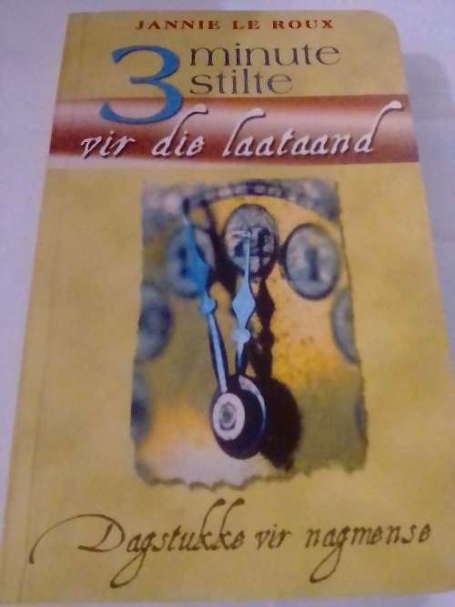 # `3 MINUTE STILTE VIR DIE LAATAAND`- DAGSTUKKIES VIR NAGMENSE L.LE ROUX -PLEASE READ BELOW FOR INFO