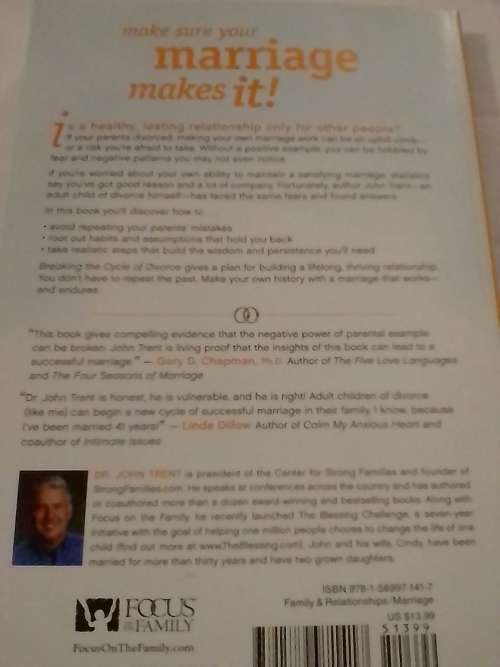 Breaking the Cycle of Divorce by John Trent.