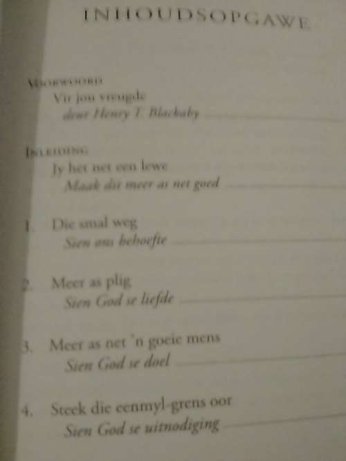 Om die tweede myl te loop, deur Mel Blackaby.