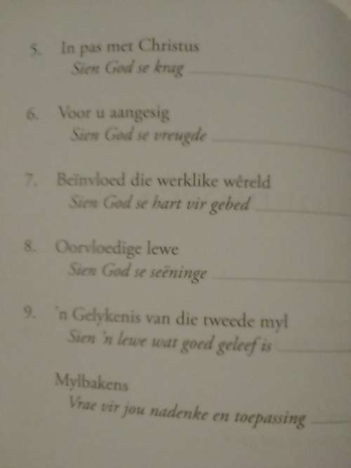 Om die tweede myl te loop, deur Mel Blackaby.