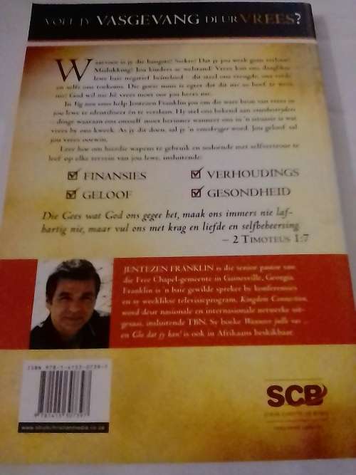 Veg teen Vrees by Jentezen Franklin.