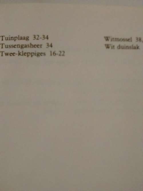 Slakke en ander Weekdiere, deur J.P. Marais.