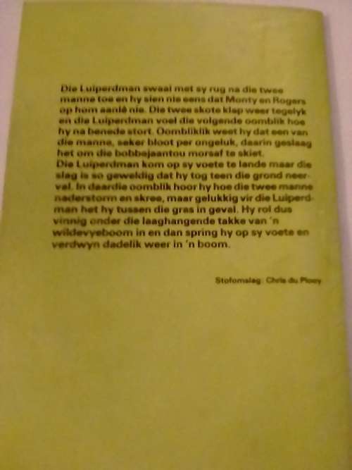`DIE SWART LUIPERD No.32` - DIE GROOT VOEëL STERF -  BRAAM LE ROUX - PLEASE READ BELOW FOR INFO
