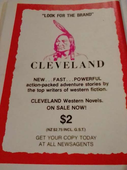 `CLEVELAND WESTERN` - BROCK DANVERS -  BY SCOTT McLURE - PLEASE READ BELOW FOR INFO