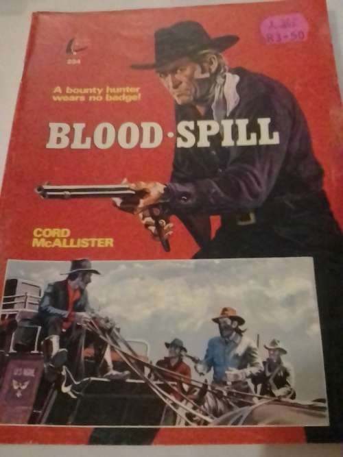 `BISON WESTERN` - BLOOD- SPILL - BY CORD McALLISTER - PLEASE READ BELOW FOR INFO