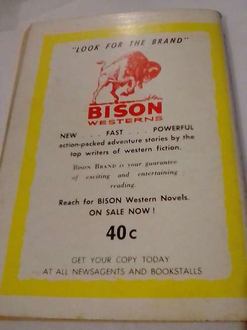 `BISON WESTERN` - BLOOD- SPILL - BY CORD McALLISTER - PLEASE READ BELOW FOR INFO