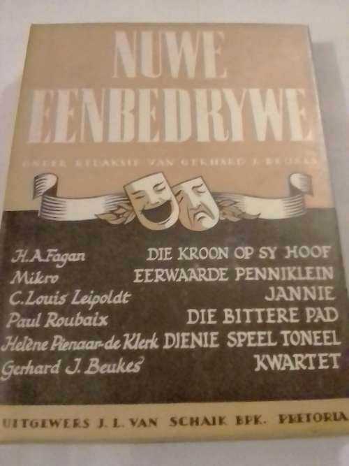 Nuwe Eenbedrywe deur Gerhard J. Beukes