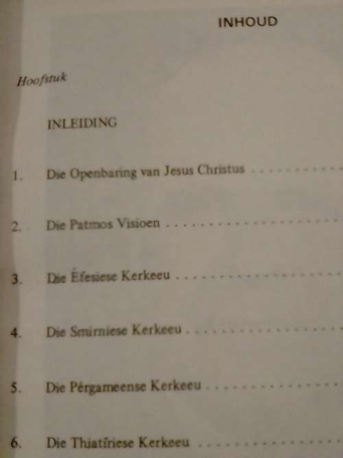 Die  eksposisie van die Sewe Kerkeeue, deur W.M. Branham.