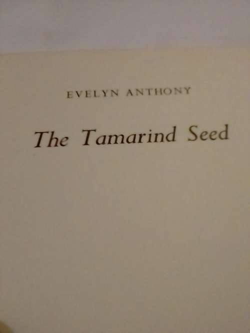 The Tamarind Seed, story by Evelyn Anthony