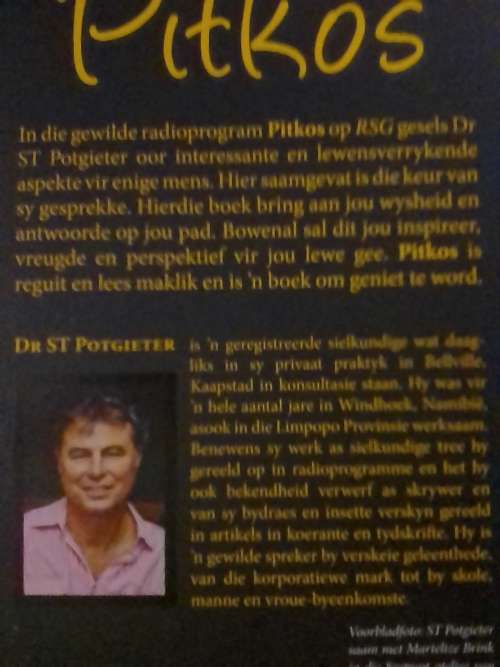 Pitkos - Inspirasie, Wyshede en Antwoorde vir die Lewe, deur S.T.Potgieter.